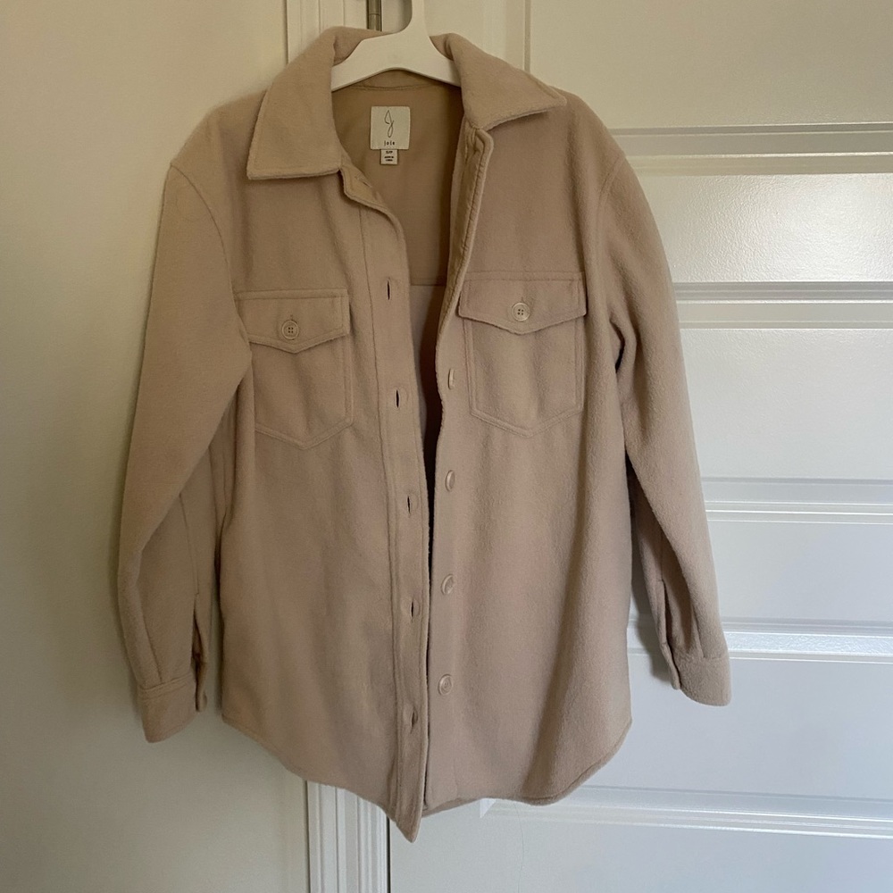 Tan oversized coat